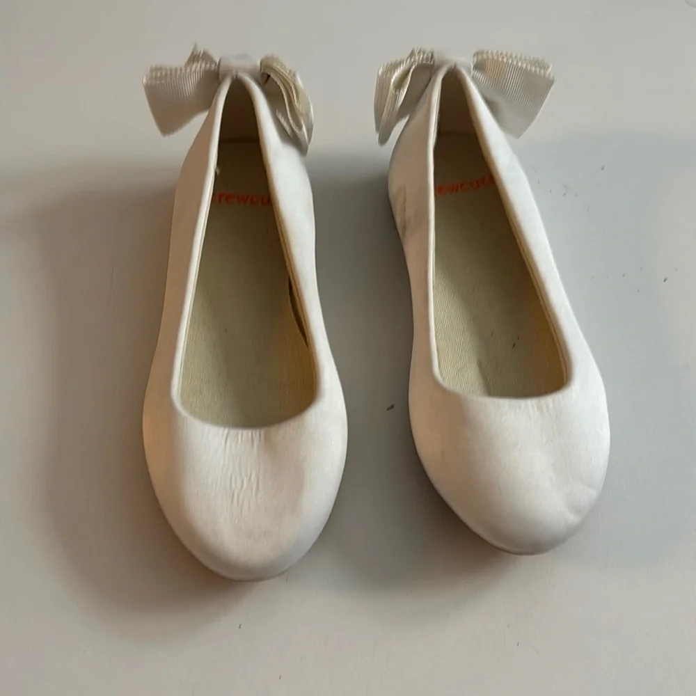 J. Crew Crewcuts Bridal Graduation Grosgrain Ribbon Bow Back Ballet Party
